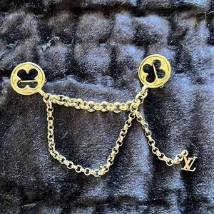 Authentic LV Brooch or Tie Chain